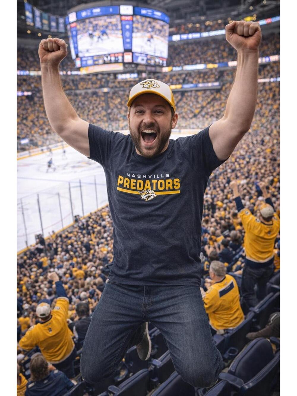 '47 Nashville Predators Tshirt Size XL (031)